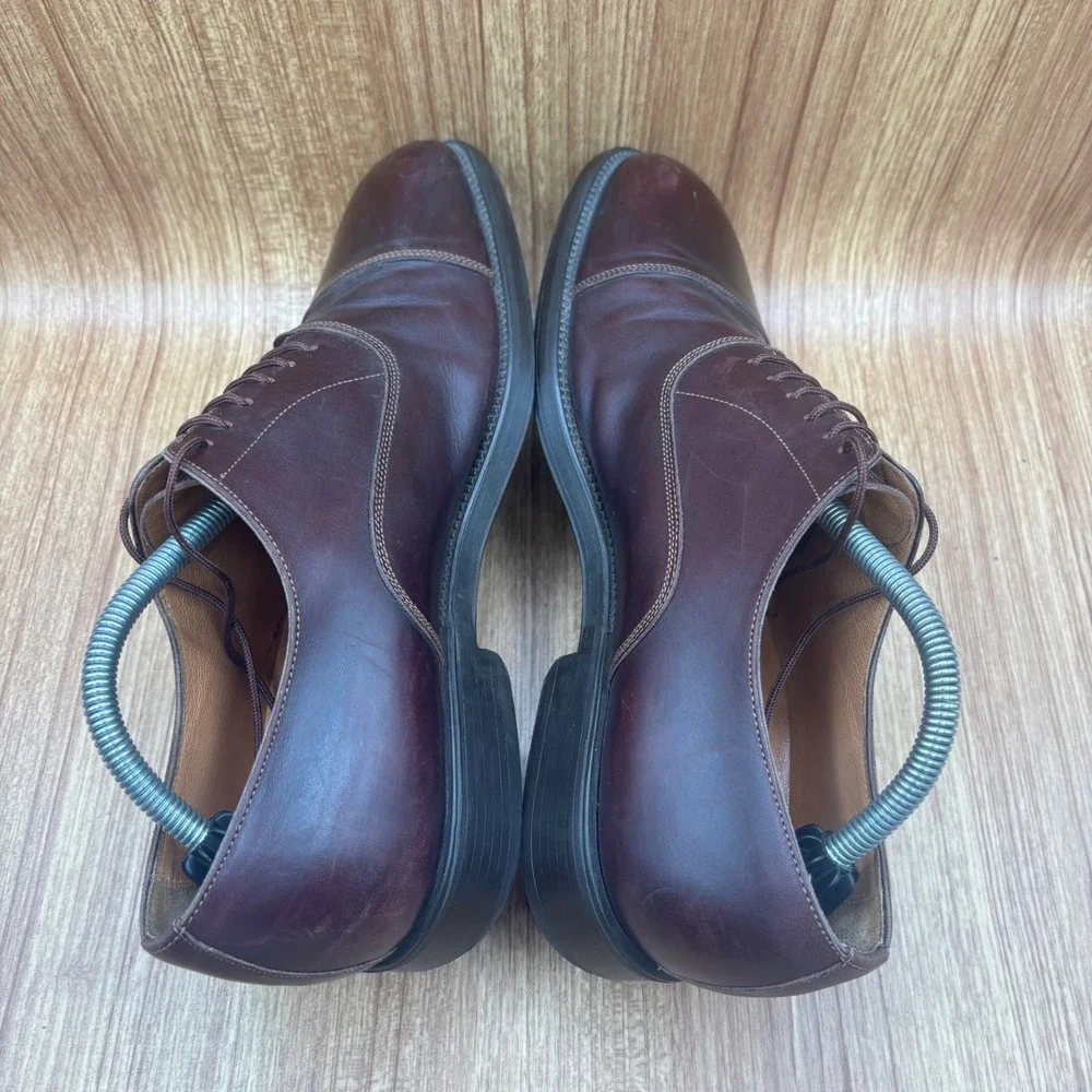 Santoni leather oxfords